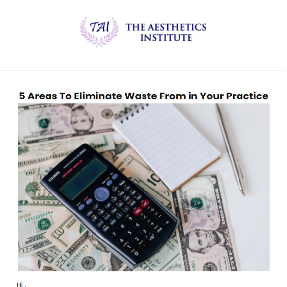 5 Areas to Eliminate Waste From in Your Practice