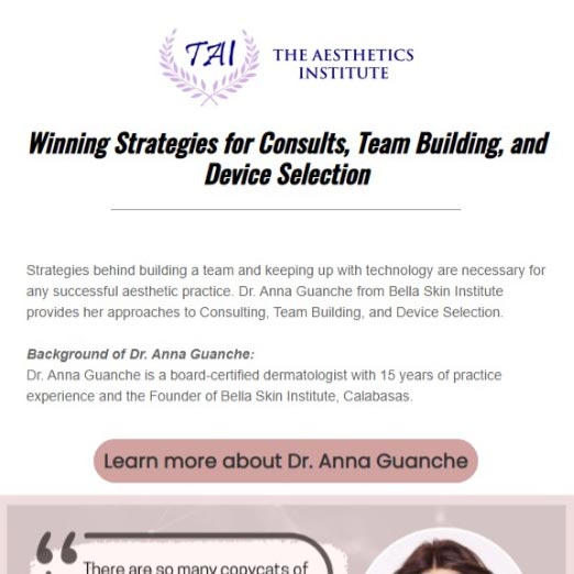 Winning Strategies for Team Building and Device Selection by Dr. Anna Guanche