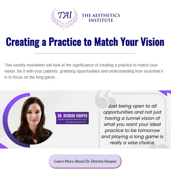 Creating a Practice to Match Your Vision