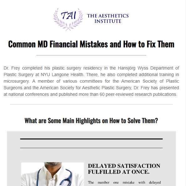 How Can You Solve Common MD Financial Issues?