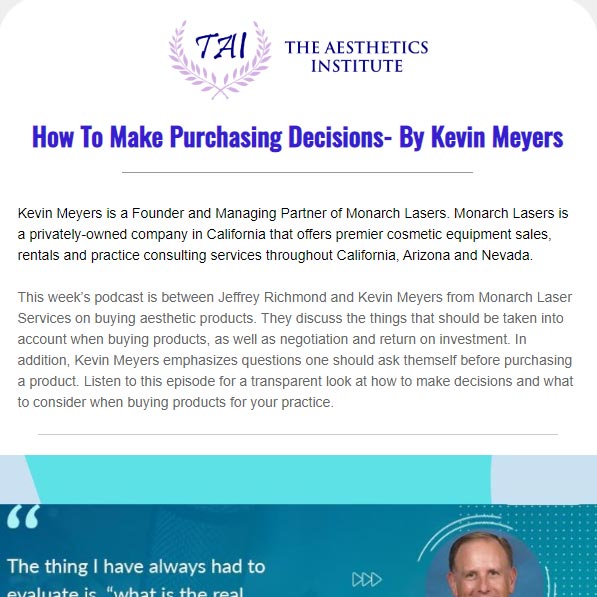 How To Make Purchasing Decisions – By Kevin Meyers