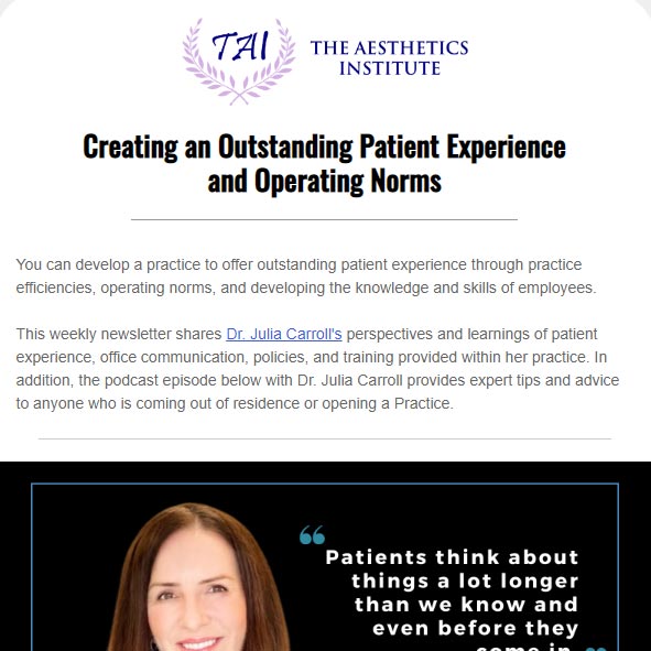 Creating an Outstanding Patient Experience and Operating Norms
