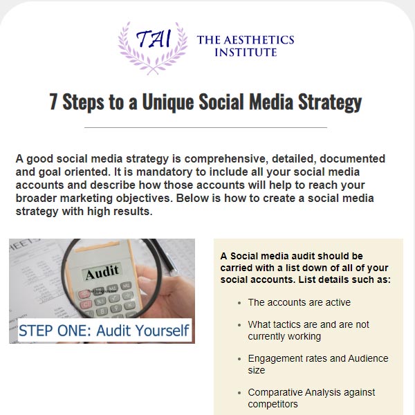 7 Steps to a Unique Social Media Strategy